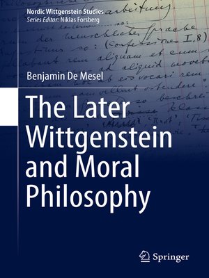 cover image of The Later Wittgenstein and Moral Philosophy